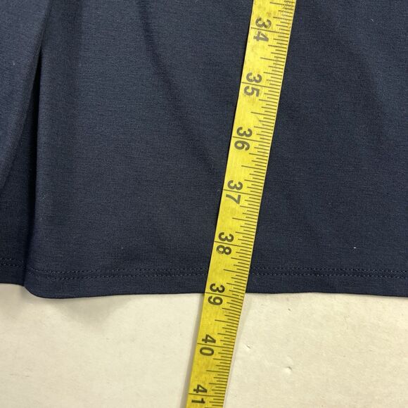 J.Jill Wearever Sleeveless Midi Dress Navy Blue Travel Knit Minimalist NWT SP - Picture 5 of 11